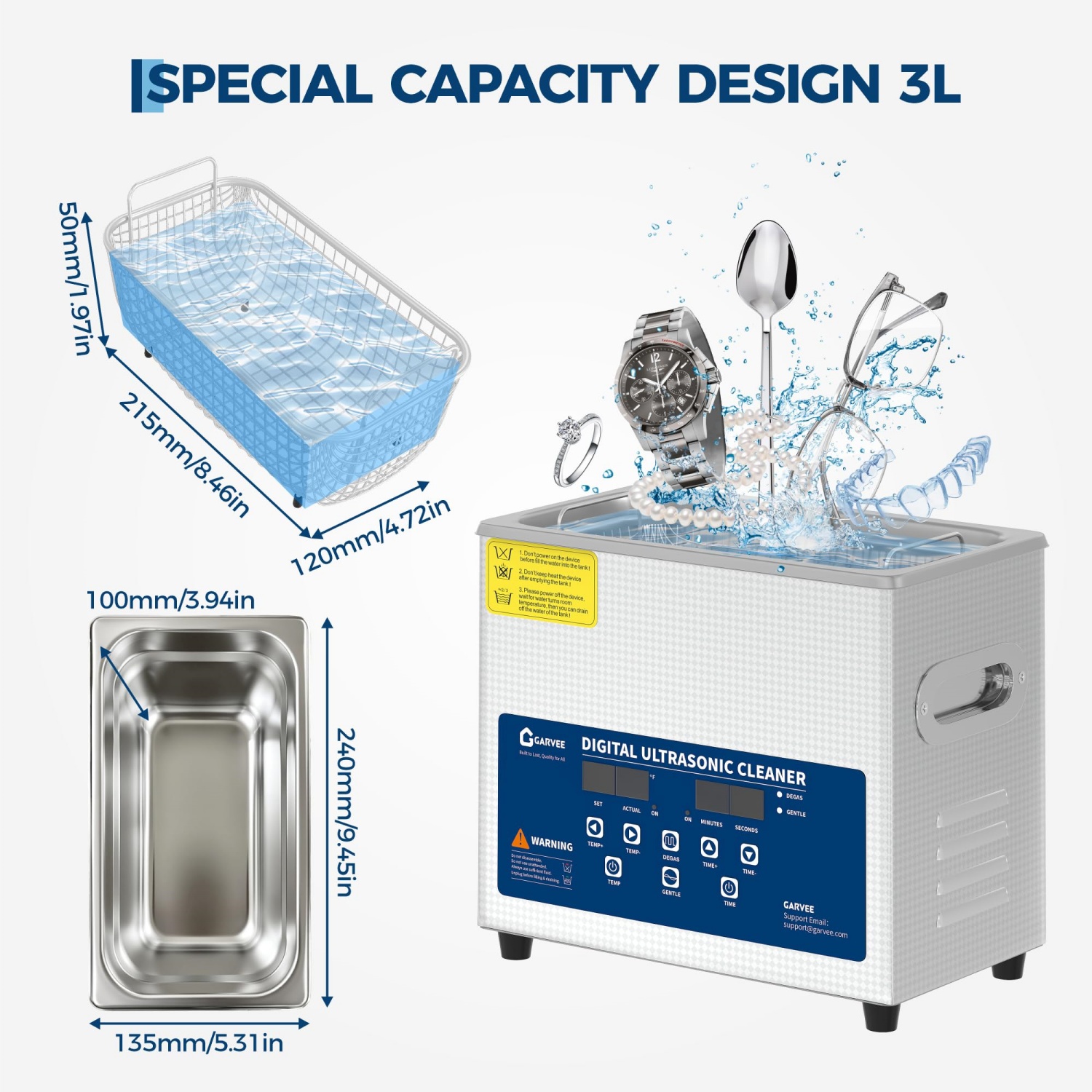 3L/6L/10L/15L/22L/30L Ultrasch – Industrial Ultrasonic Cleaner 30L Heater Bewertung und Preis