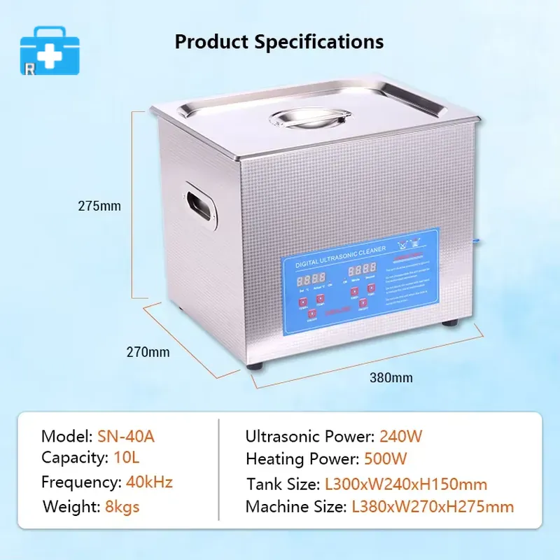 10L SN-40A Digitaler Ultrascha – Ultrasonic Cleaning Machine 10L Digital Bewertung und Preis