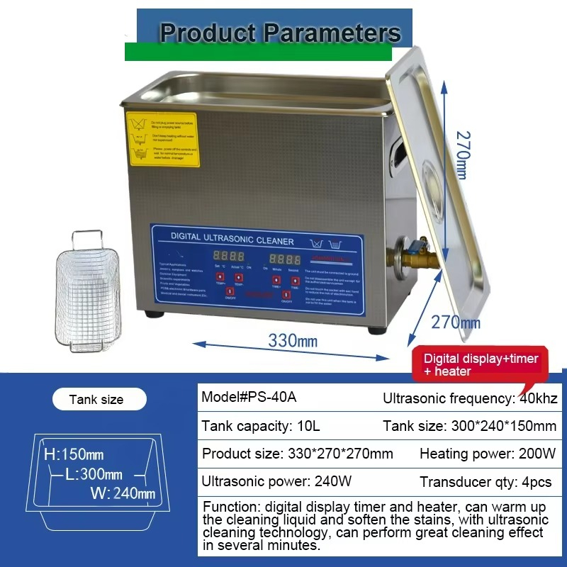 10L Digitaler Ultraschallreini – Ultrasonic Cleaning Machine 10L Digital Bewertung und Preis